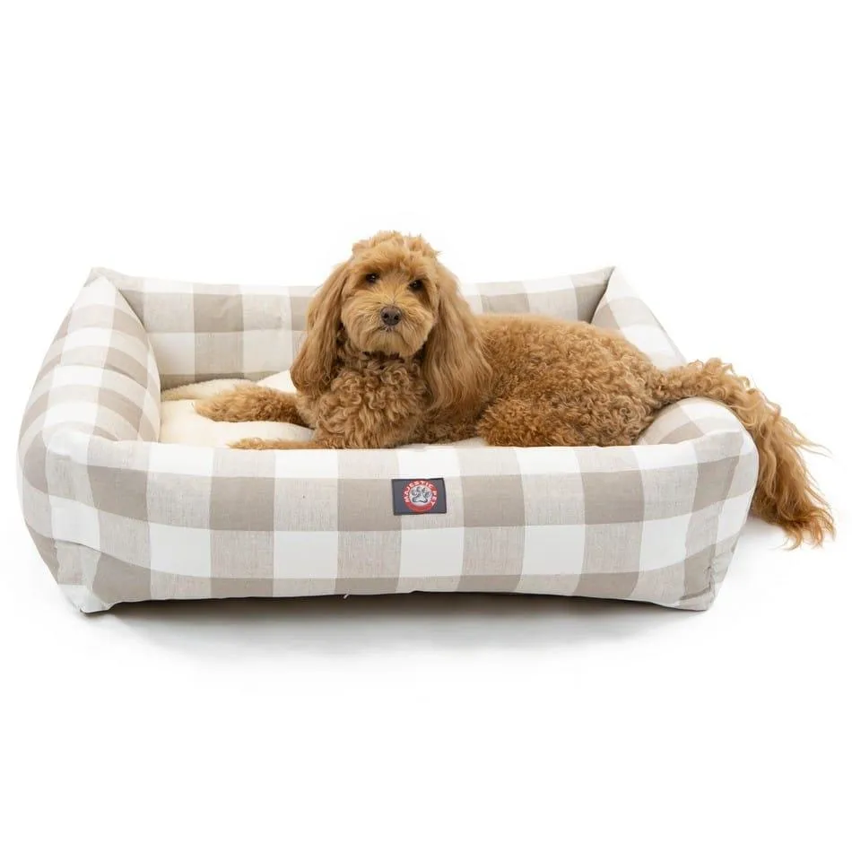 Anderson Check Luxe Bagel Bed