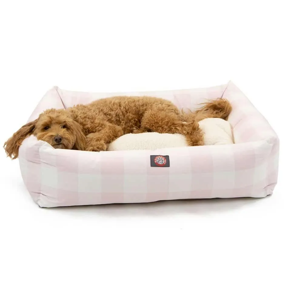 Anderson Check Luxe Bagel Bed