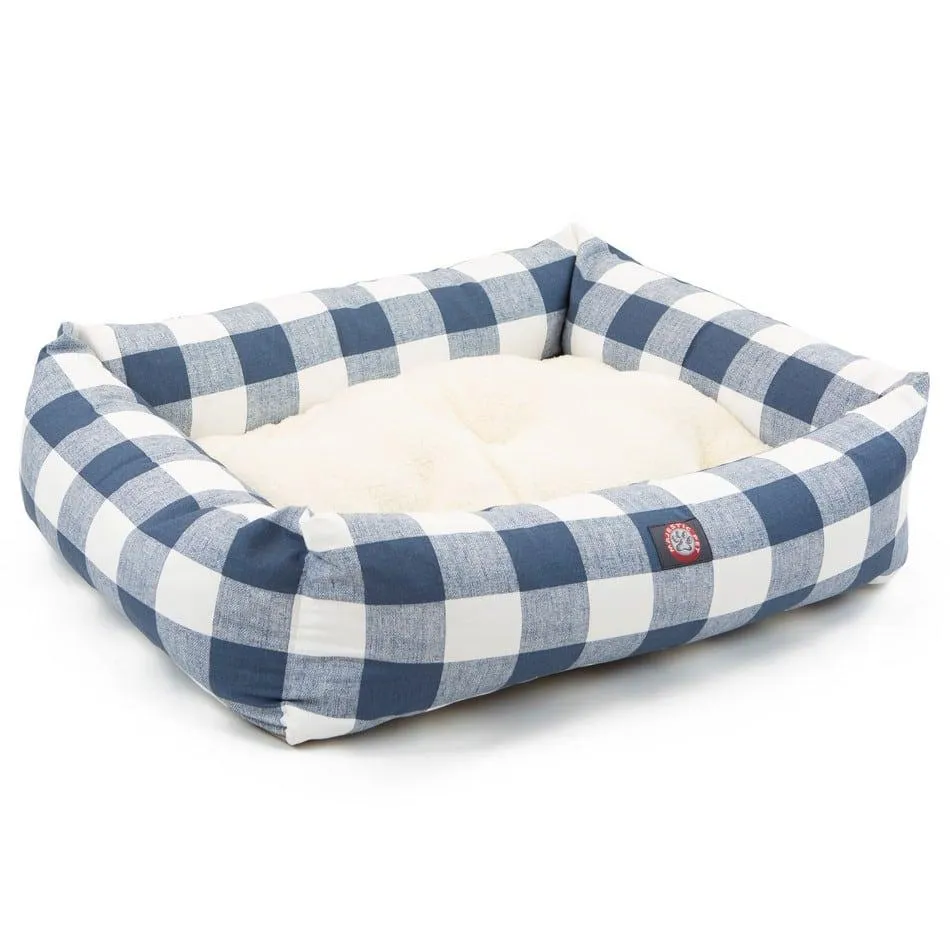 Anderson Check Luxe Bagel Bed