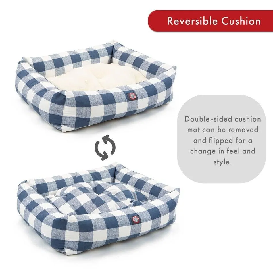 Anderson Check Luxe Bagel Bed