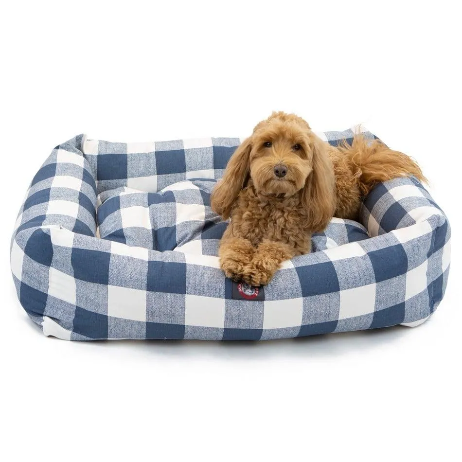 Anderson Check Luxe Bagel Bed