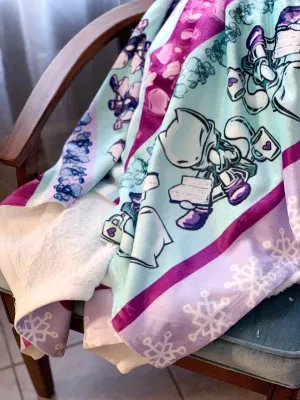 Blanket: Cozy Up Pattern - Skoshie the Cat