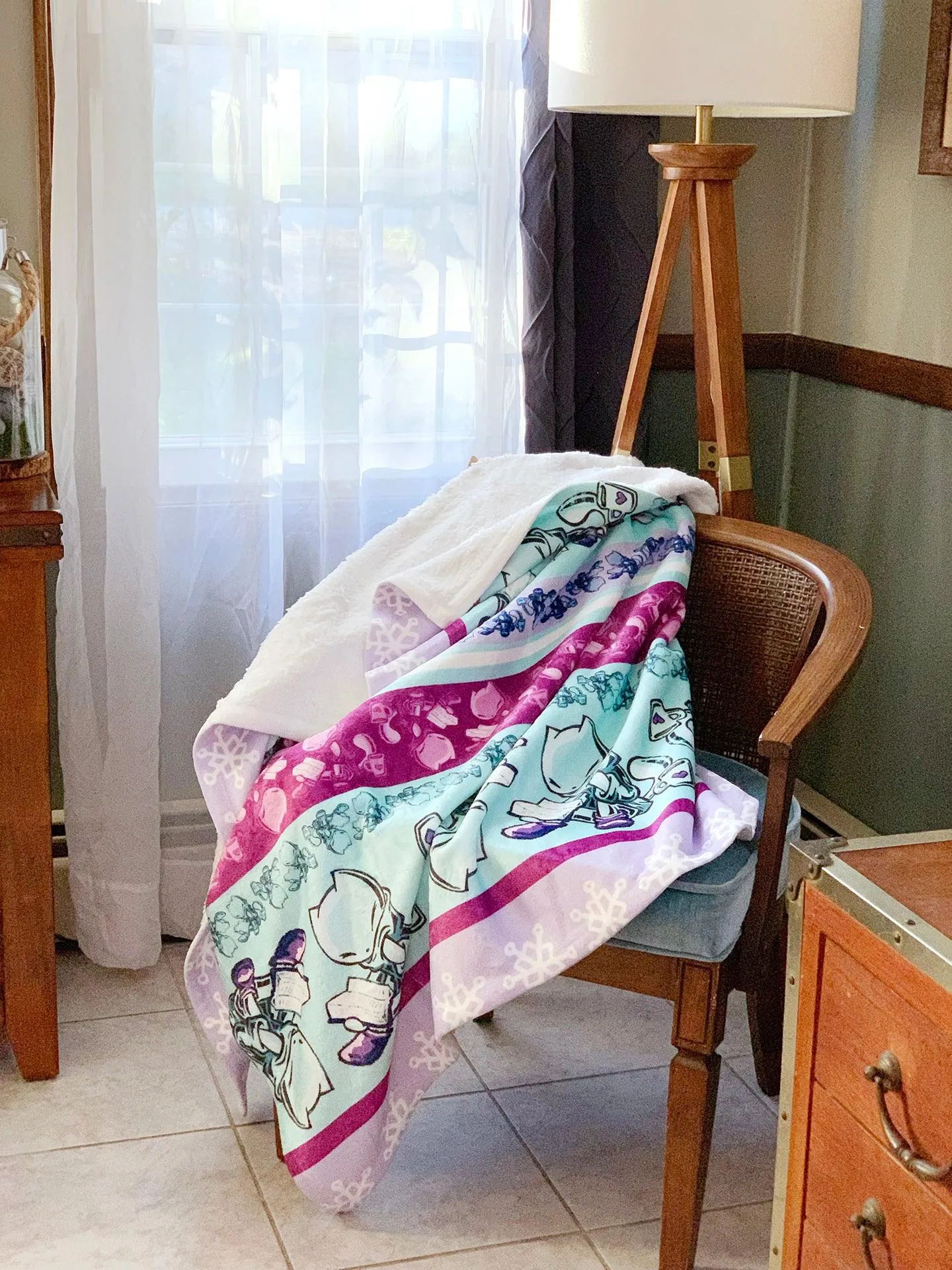 Blanket: Cozy Up Pattern - Skoshie the Cat