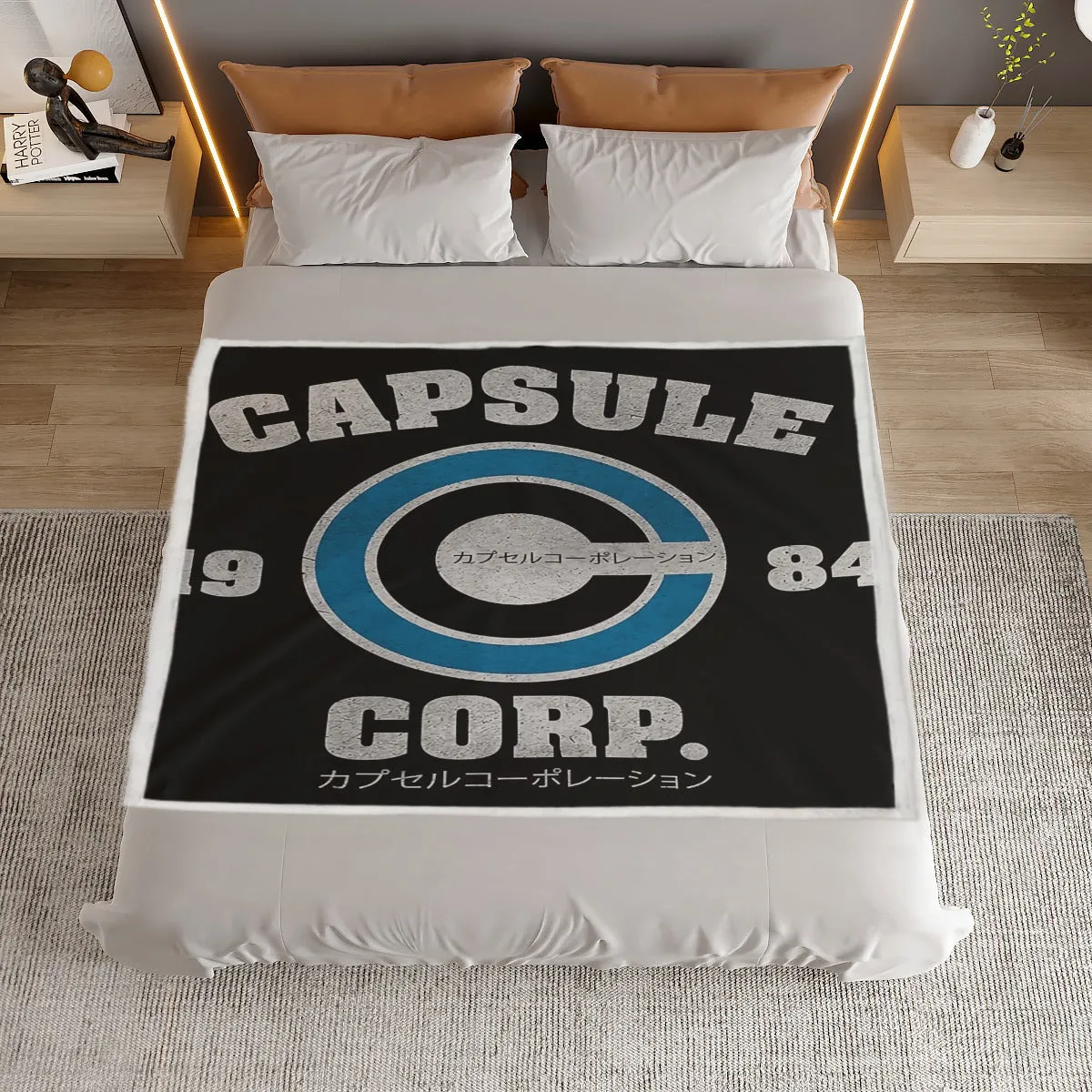 Capsule Corp Baseball Household Warm Blanket