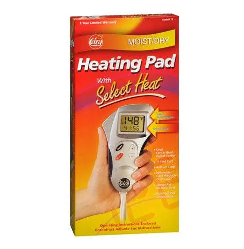 Chair Moist Dry Heating Pad with Select Heat LCD Screen