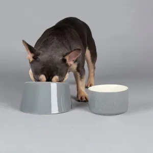 Classic 2 Piece Flat Faced Dog Bowl & Water Bowl