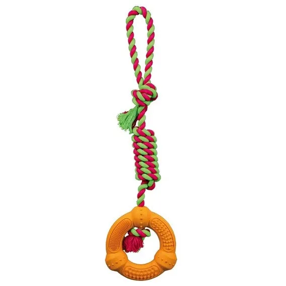 Denta Fun Playing Rope with Ring