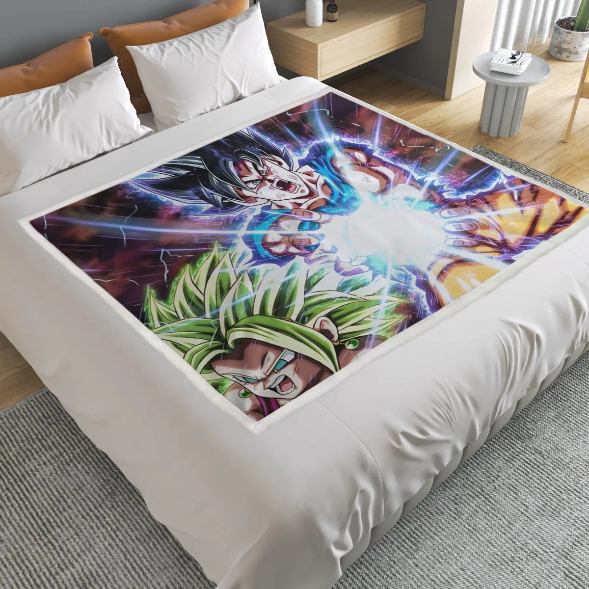 Dragon B Z Son Goku Powerful Kamehameha Released Household Warm Blanket