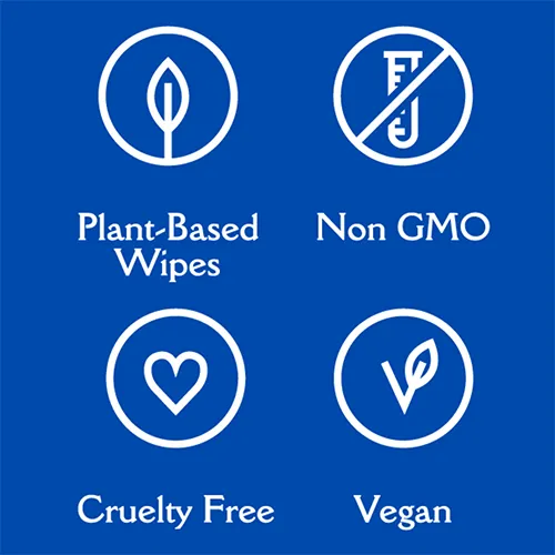 earthbath® Tushy Wipes Rosemary & Chamomile (100 ct)
