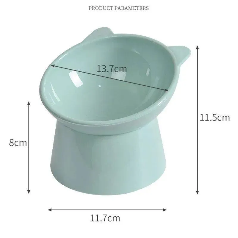 Elevated Pet Food Bowl with Tilt High Bottom