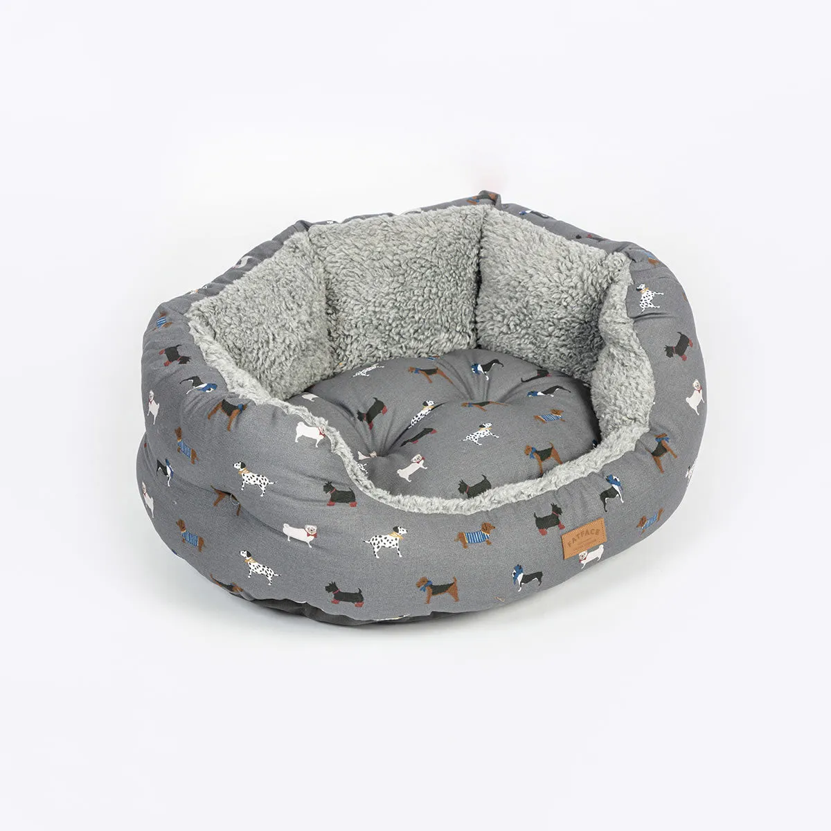 Fatface | Dog Bed | Marching Dogs Deluxe Slumber