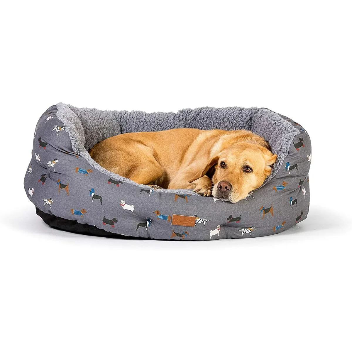 Fatface | Dog Bed | Marching Dogs Deluxe Slumber