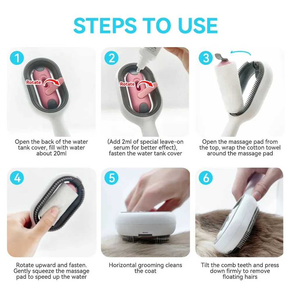 Gentle Paws™ 3 In-1 Cat Grooming Brush