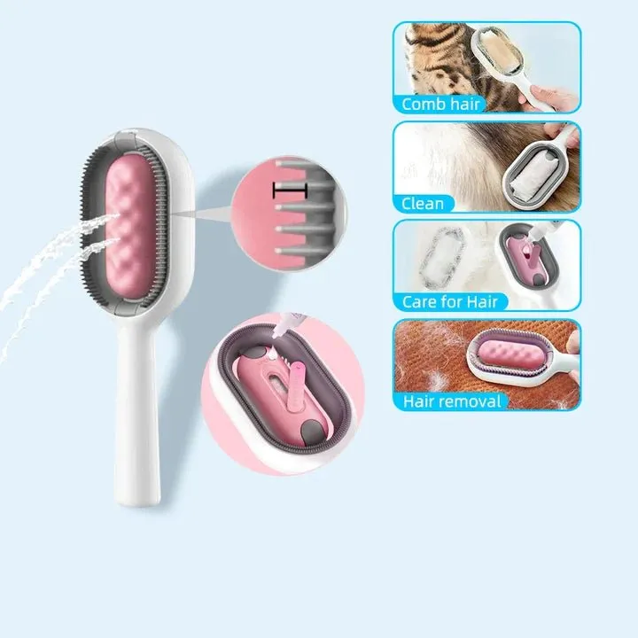 Gentle Paws™ 3 In-1 Cat Grooming Brush
