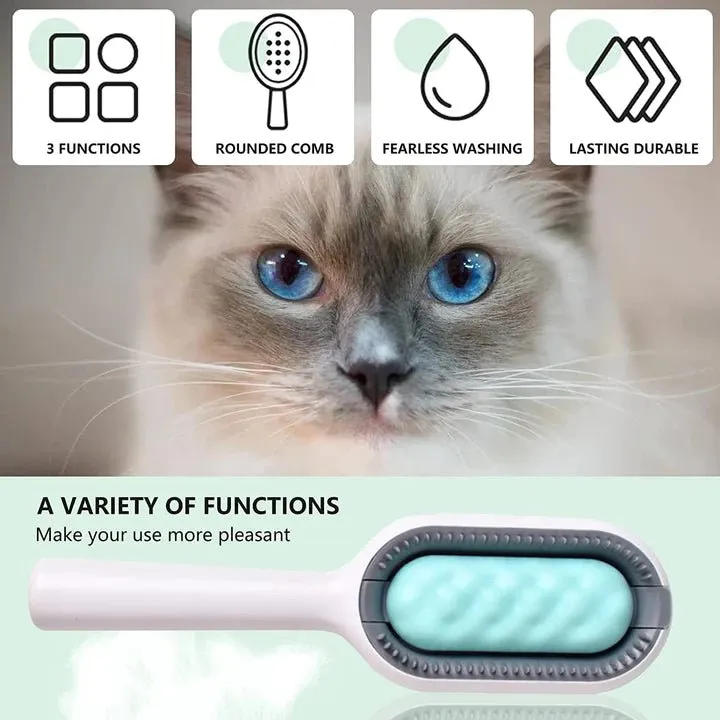 Gentle Paws™ 3 In-1 Cat Grooming Brush