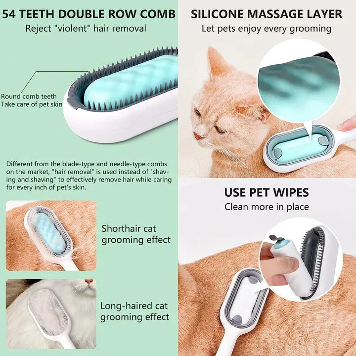 Gentle Paws™ 3 In-1 Cat Grooming Brush