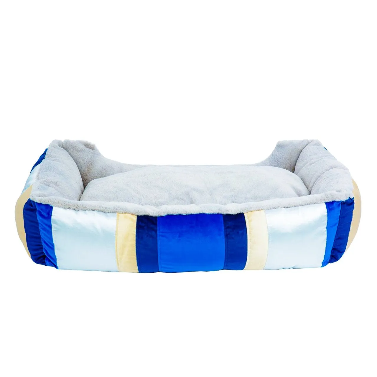 Golden Waves Pet Bed Soft Calming Pet Bed, Anti-Anxiety, Nonskid Bottom, Hypoallergenic, Premium Comfort Plus Pet Bed for Medium, Small Dogs/Cats, SUPPORTS UP TO 20LBS (23"x21"x5")