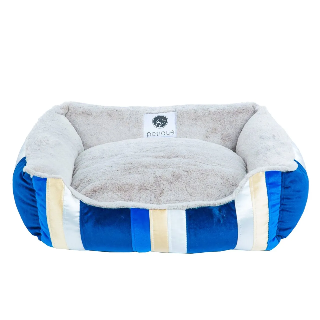 Golden Waves Pet Bed Soft Calming Pet Bed, Anti-Anxiety, Nonskid Bottom, Hypoallergenic, Premium Comfort Plus Pet Bed for Medium, Small Dogs/Cats, SUPPORTS UP TO 20LBS (23"x21"x5")