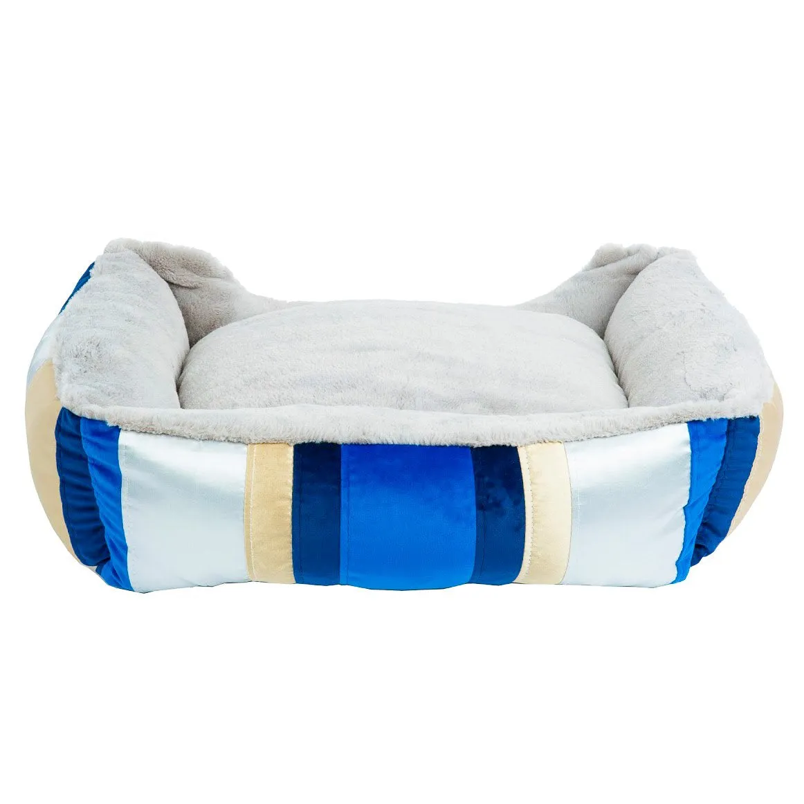 Golden Waves Pet Bed Soft Calming Pet Bed, Anti-Anxiety, Nonskid Bottom, Hypoallergenic, Premium Comfort Plus Pet Bed for Medium, Small Dogs/Cats, SUPPORTS UP TO 20LBS (23"x21"x5")