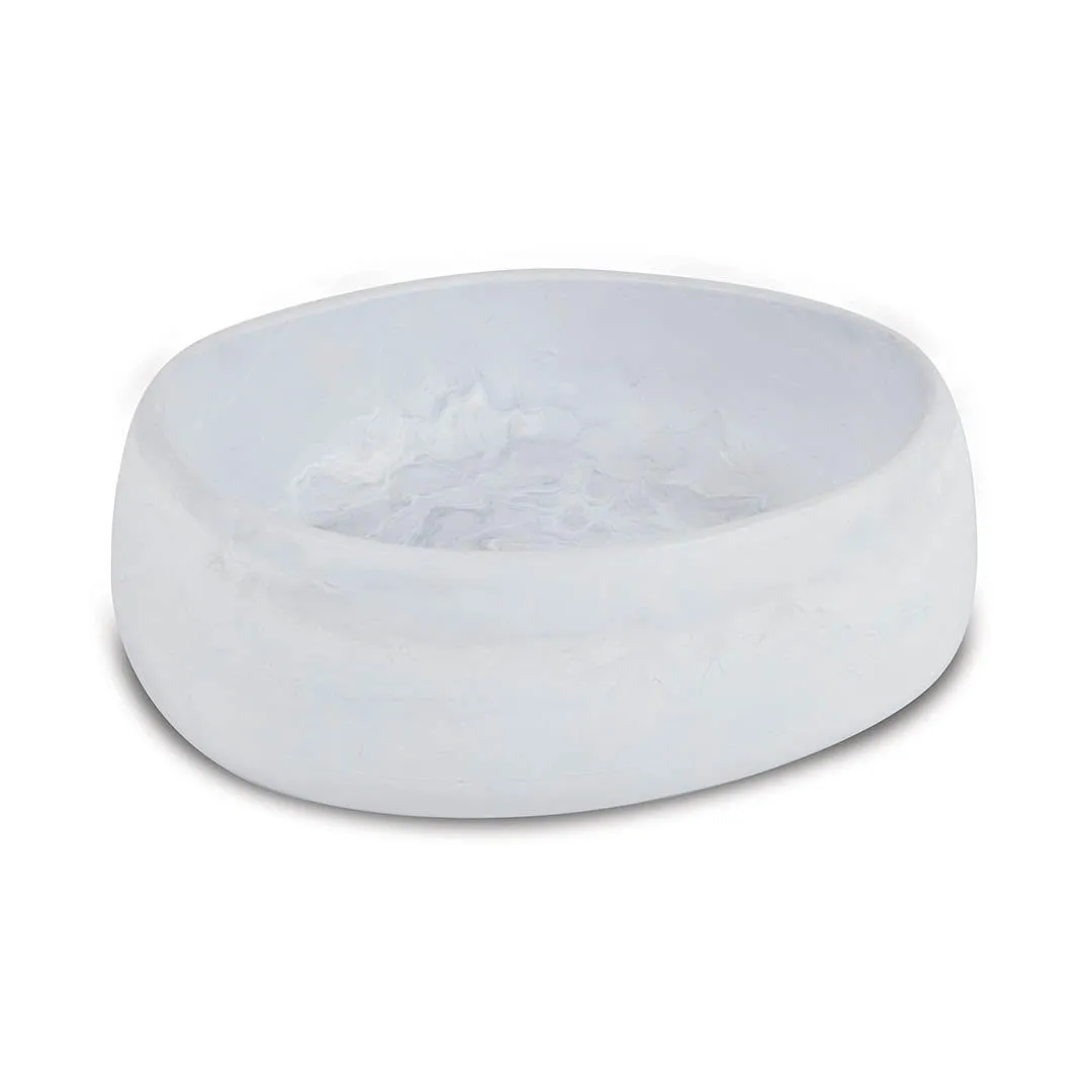 Kazoo The Better Bowl Recycled Plastic Ergonomic Dog and Cat Bowl Marble