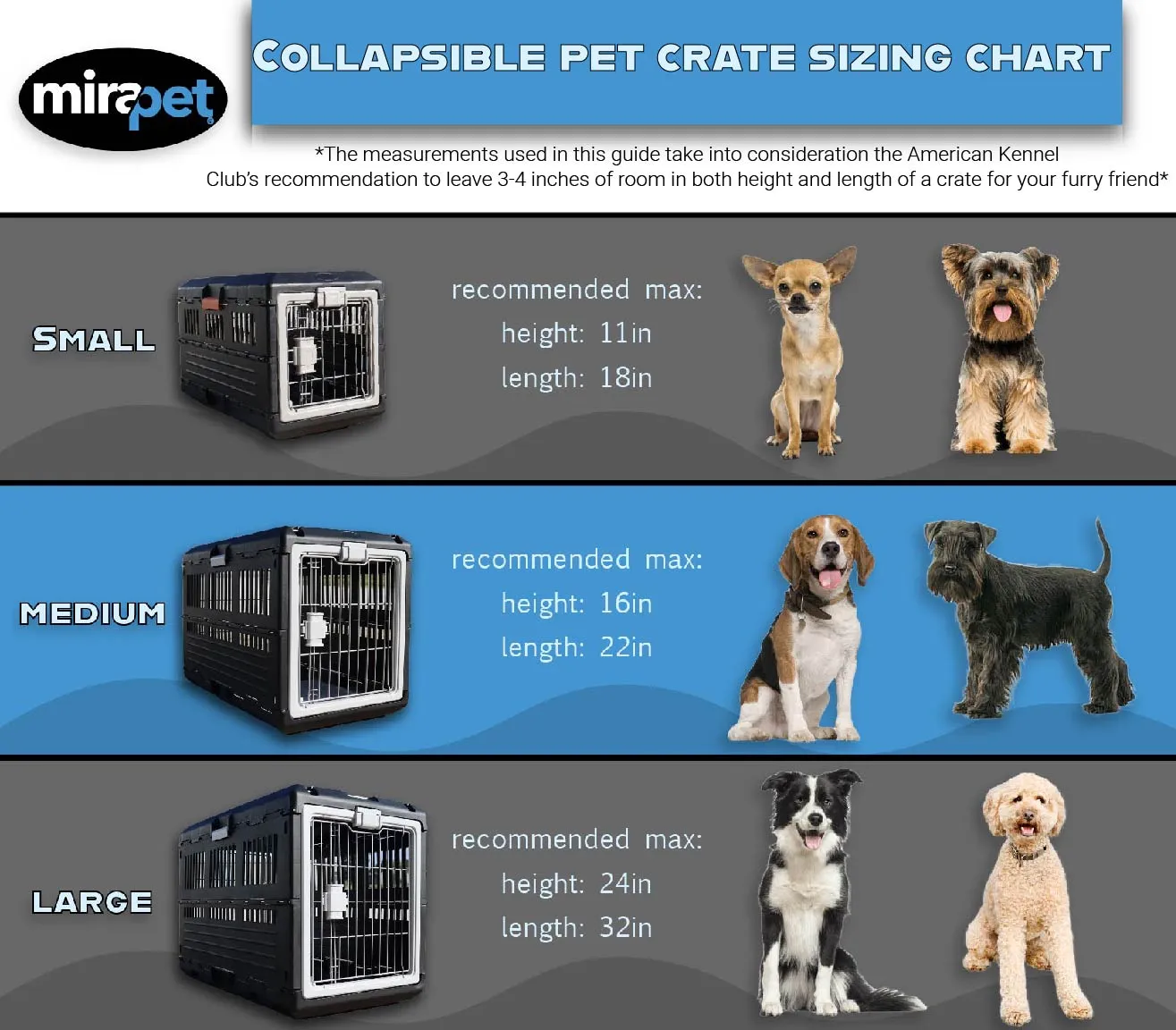Mirapet Collapsible Pet Crate