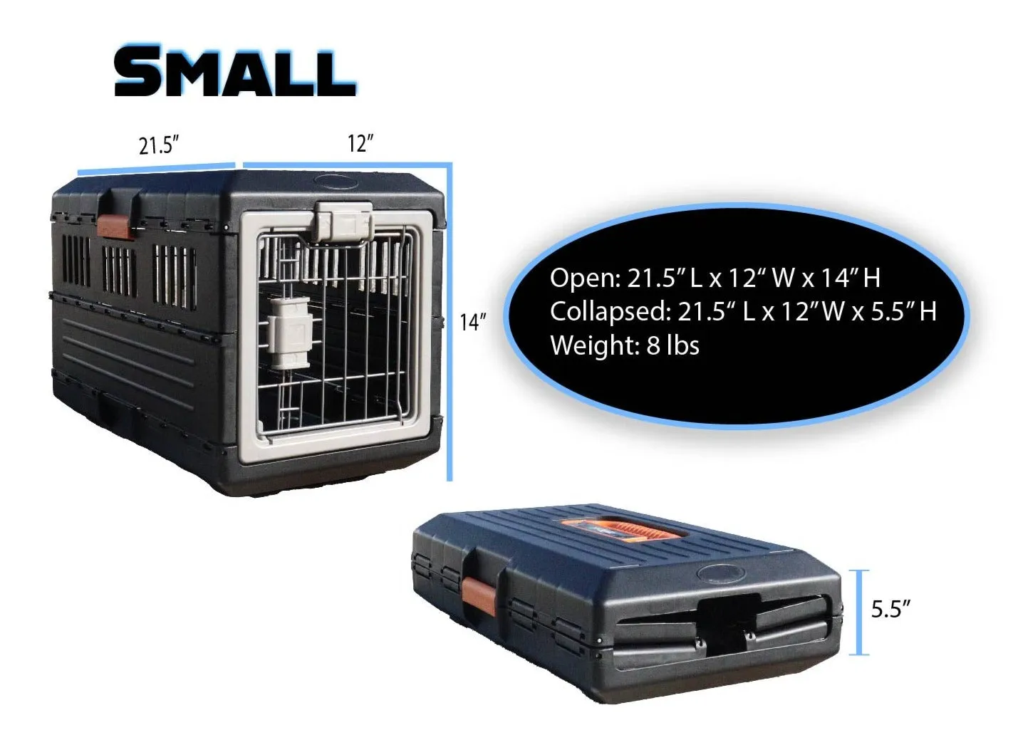 Mirapet Collapsible Pet Crate