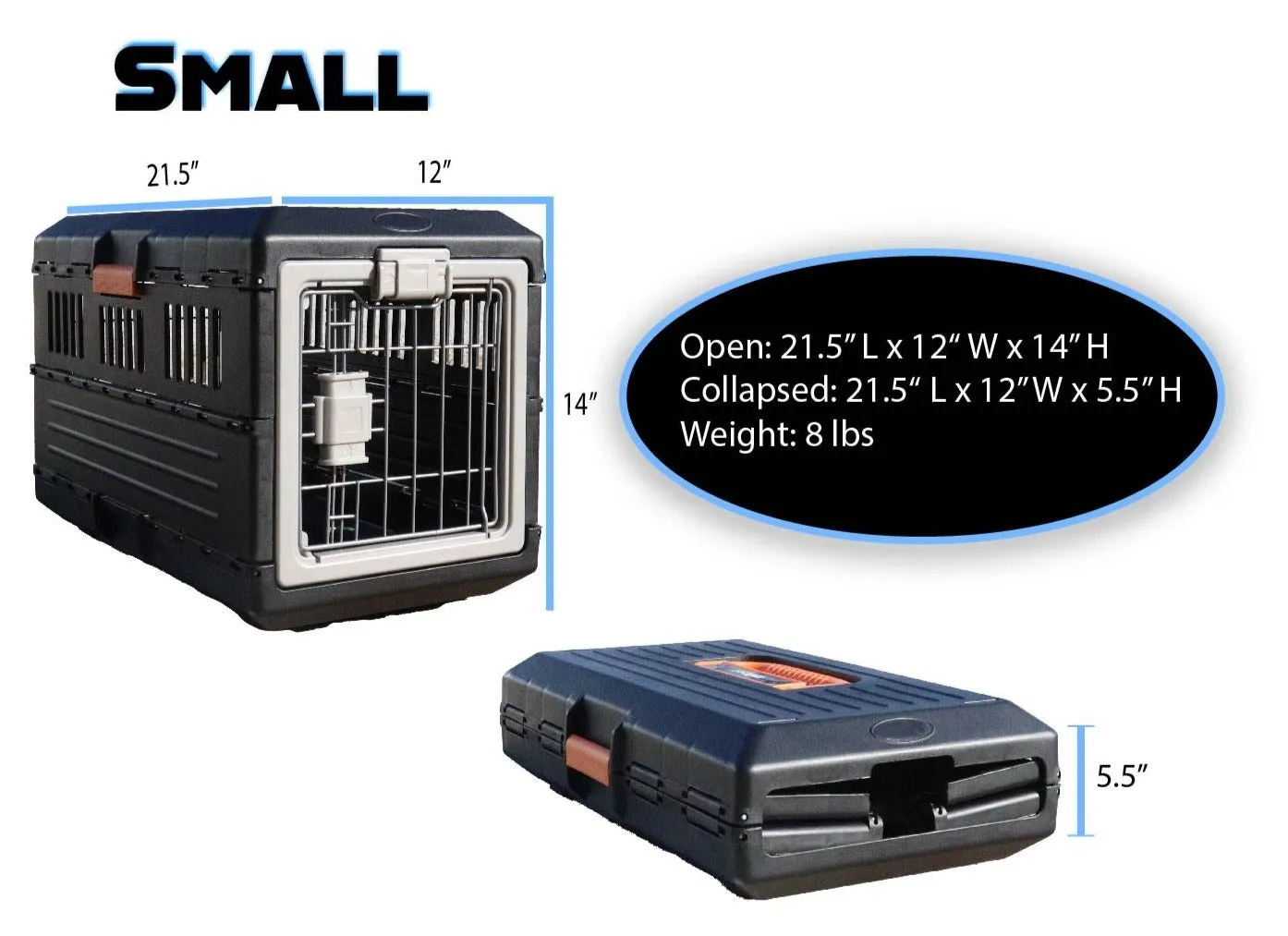 Mirapet Collapsible Pet Crate