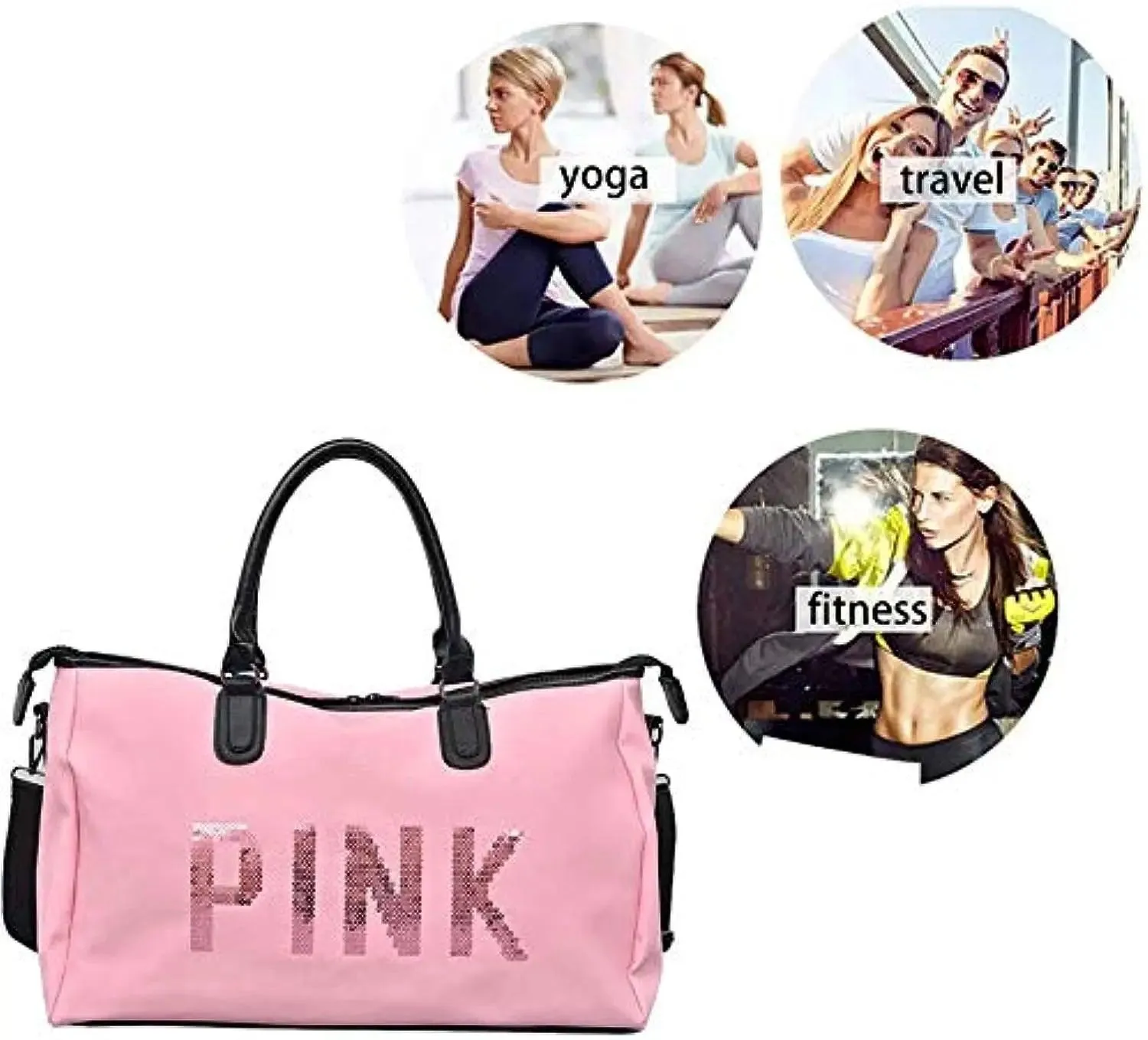 P I N K DURABLE TRAVEL BAG