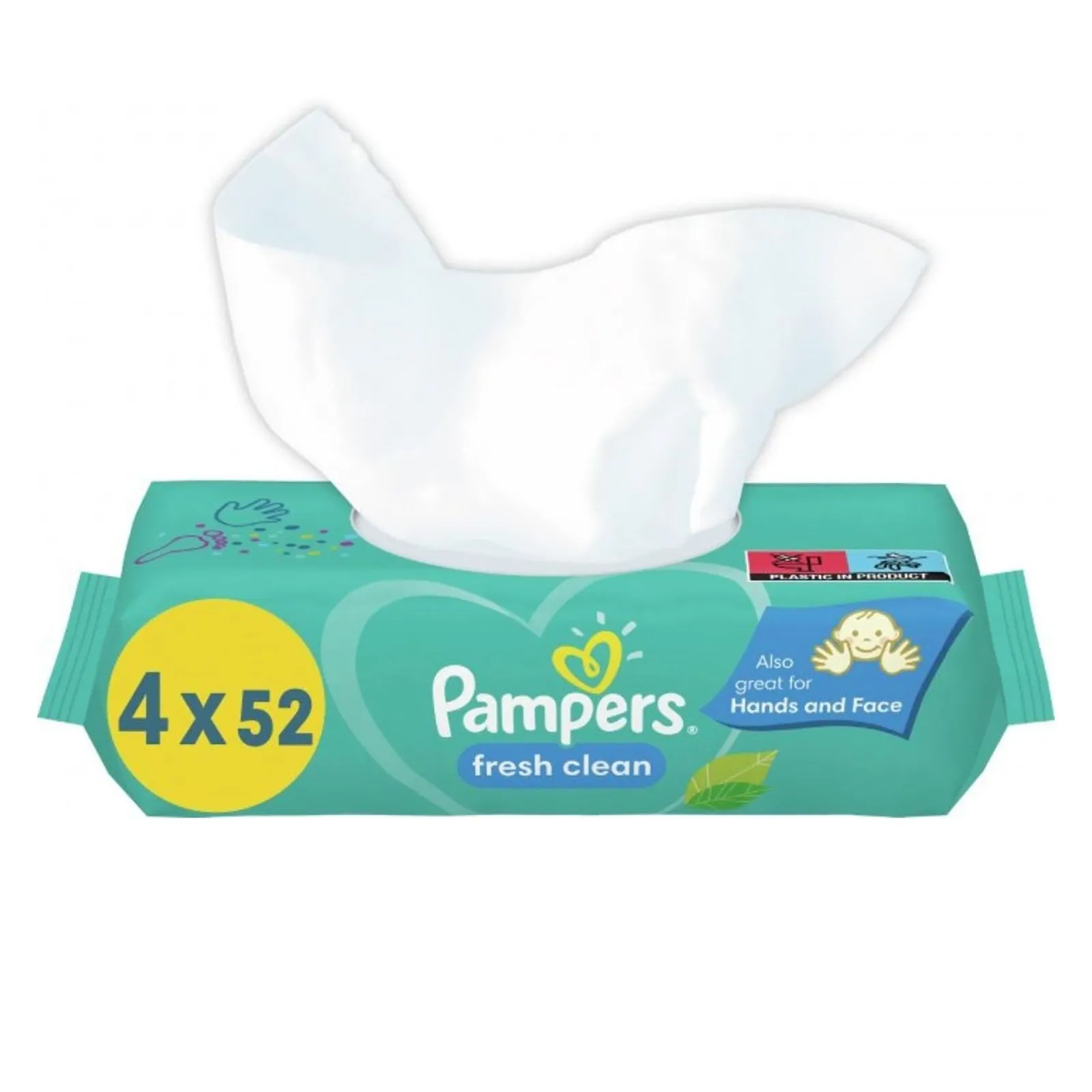 Pampers Baby Wipes 4x52s Scented