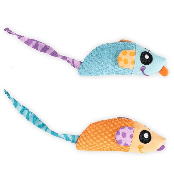 Petstages Catnip Chew Mice Cat Toy