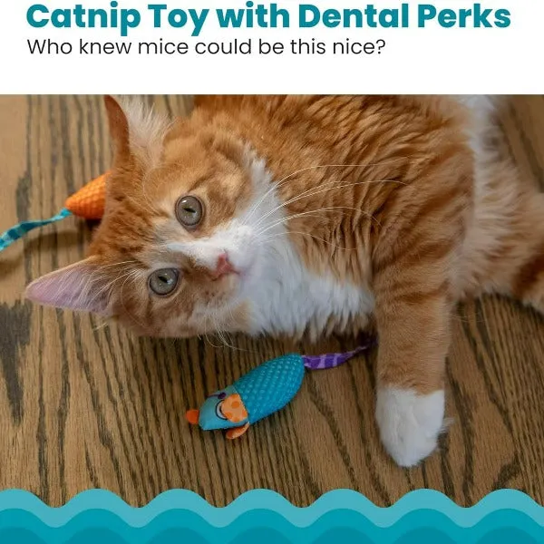 Petstages Catnip Chew Mice Cat Toy