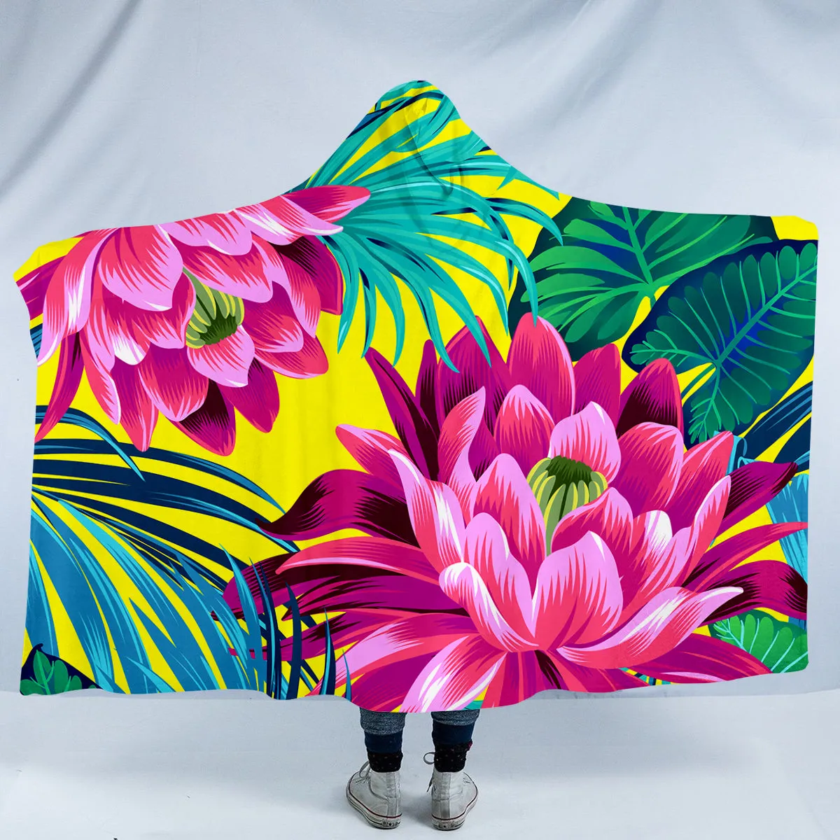 Polynesian Delight Cosy Hooded Blanket