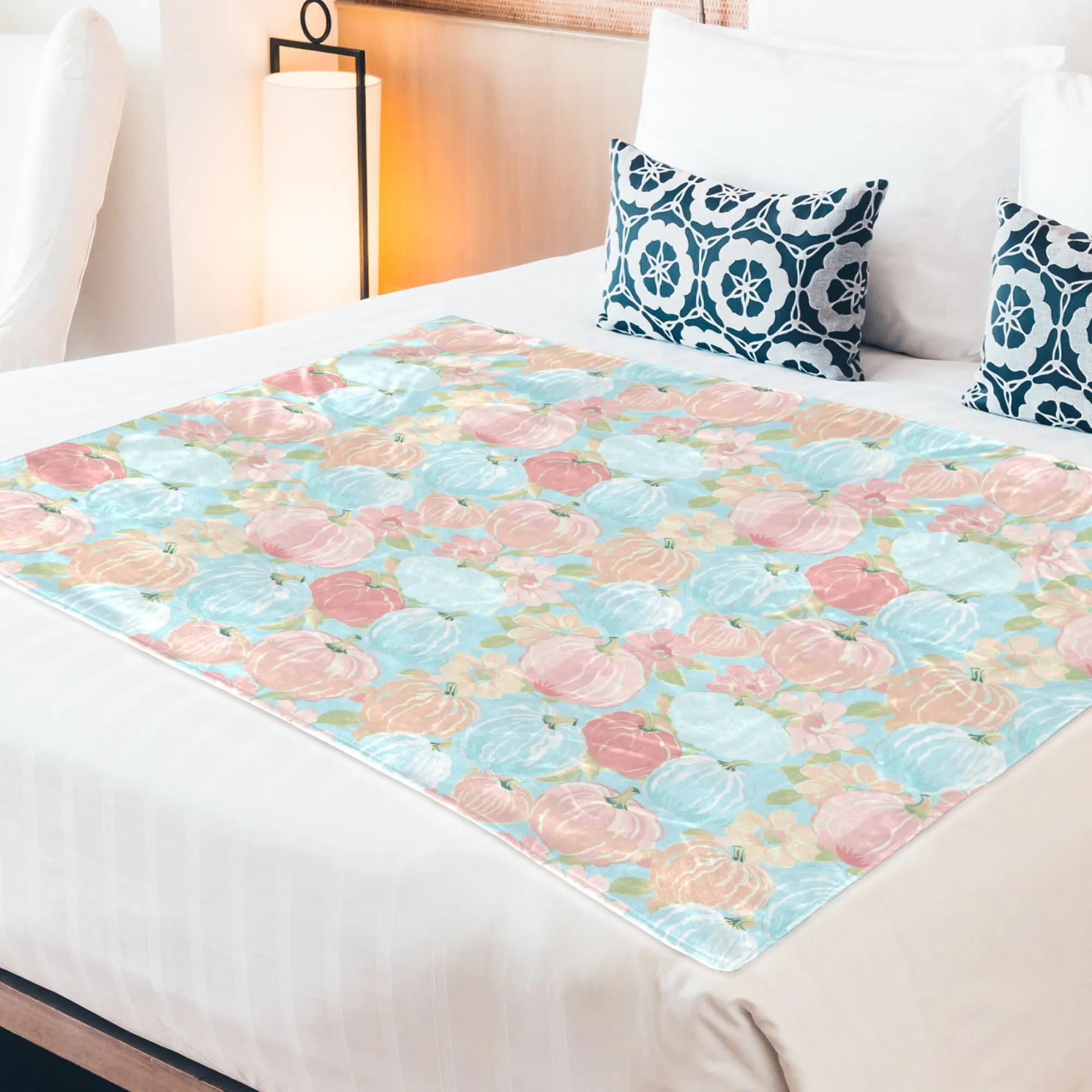 Pumpkin Patch |Ultra-Soft Micro Fleece Blanket | Durable & Lightweight with Vibrant No-Fade Print | Perfect Autumn Gifts