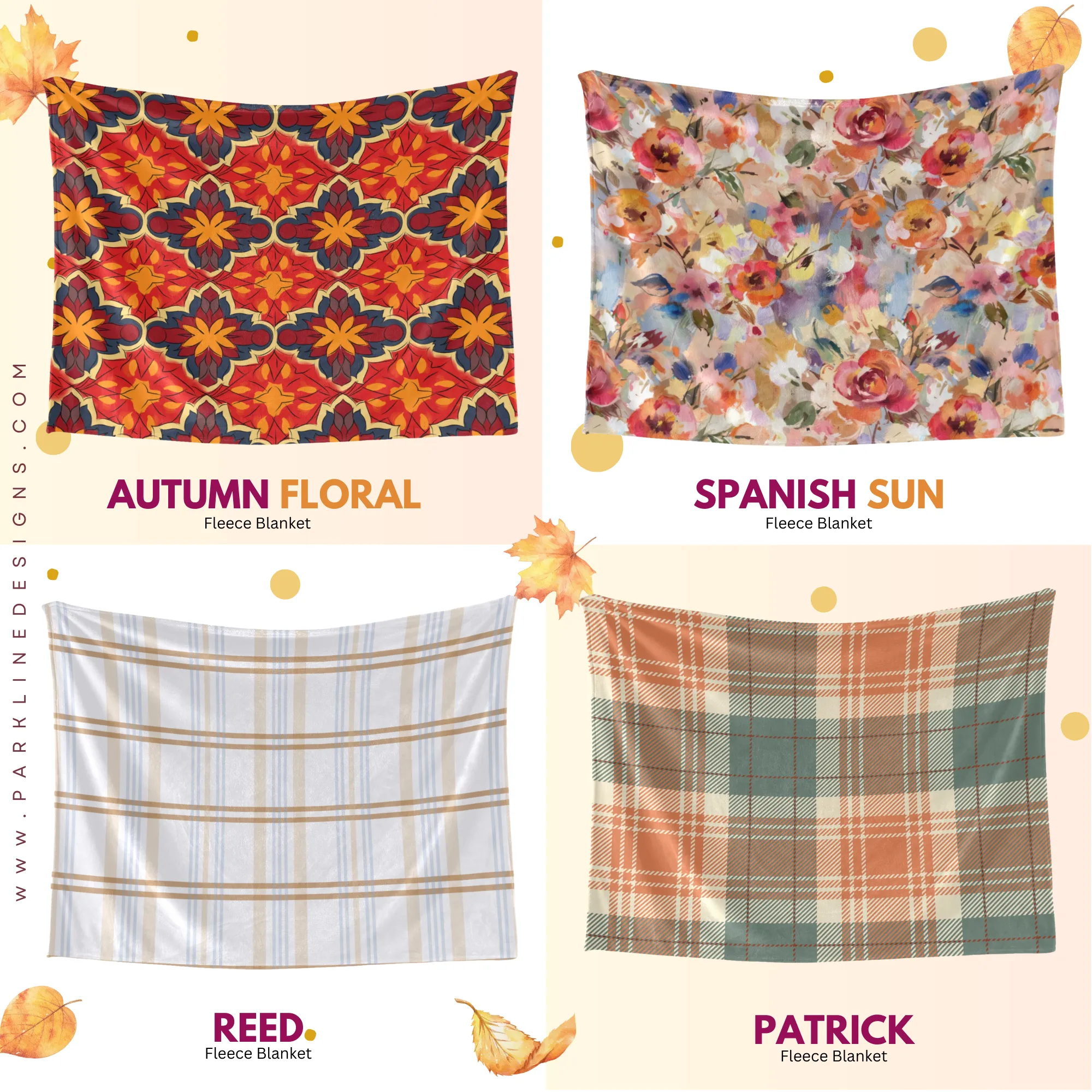 Pumpkin Patch |Ultra-Soft Micro Fleece Blanket | Durable & Lightweight with Vibrant No-Fade Print | Perfect Autumn Gifts