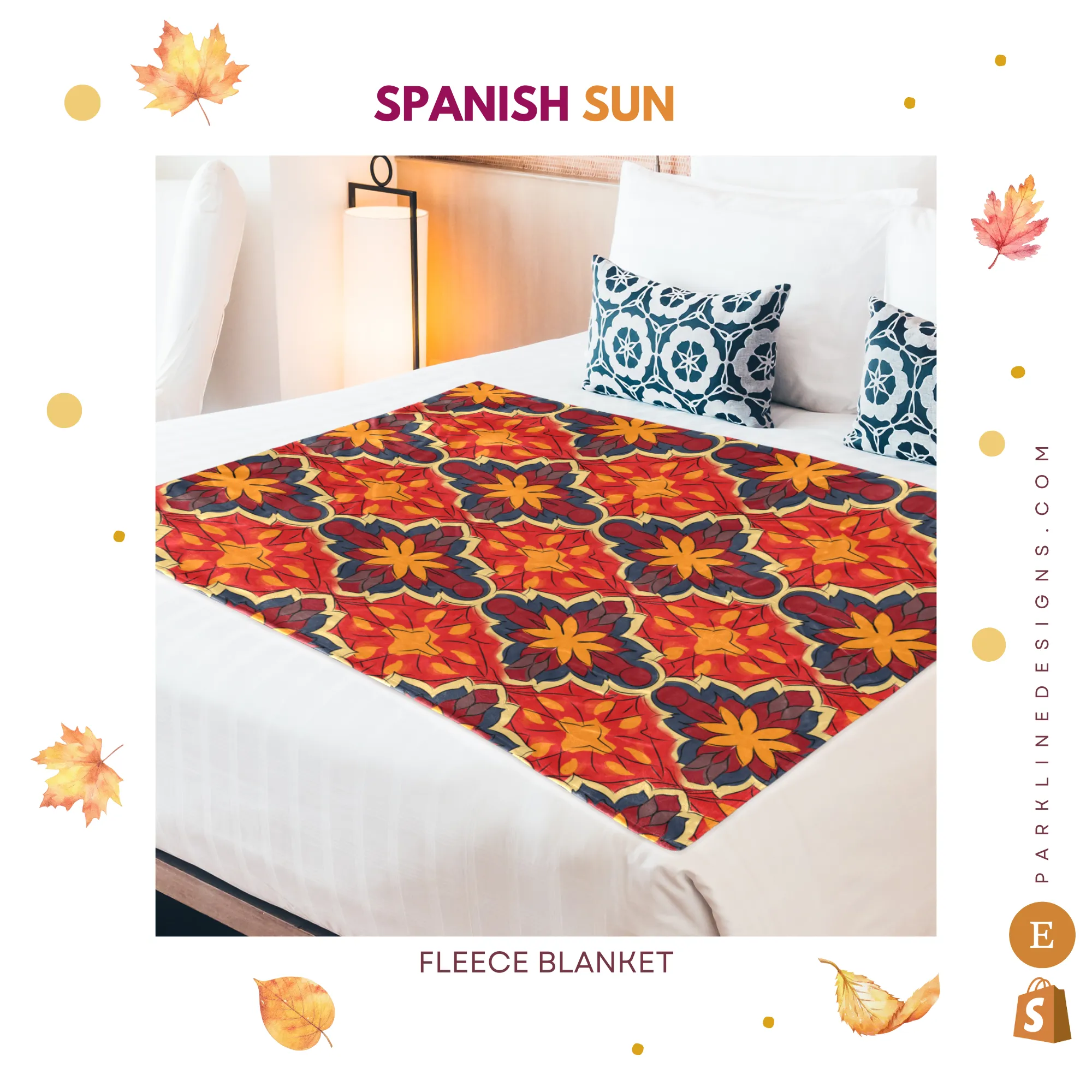 Pumpkin Patch |Ultra-Soft Micro Fleece Blanket | Durable & Lightweight with Vibrant No-Fade Print | Perfect Autumn Gifts