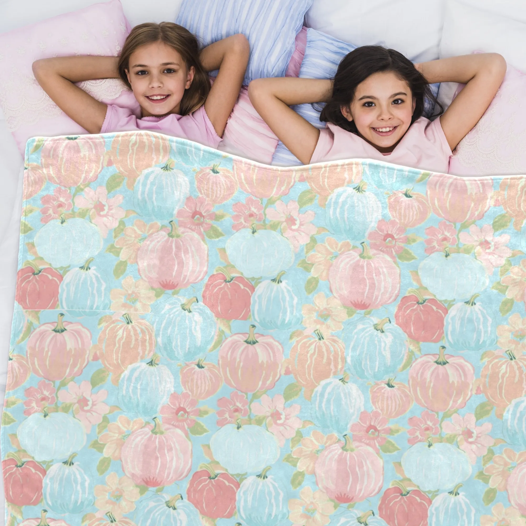 Pumpkin Patch |Ultra-Soft Micro Fleece Blanket | Durable & Lightweight with Vibrant No-Fade Print | Perfect Autumn Gifts