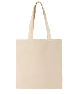 Recycled premium canvas spacious shopper | Natural