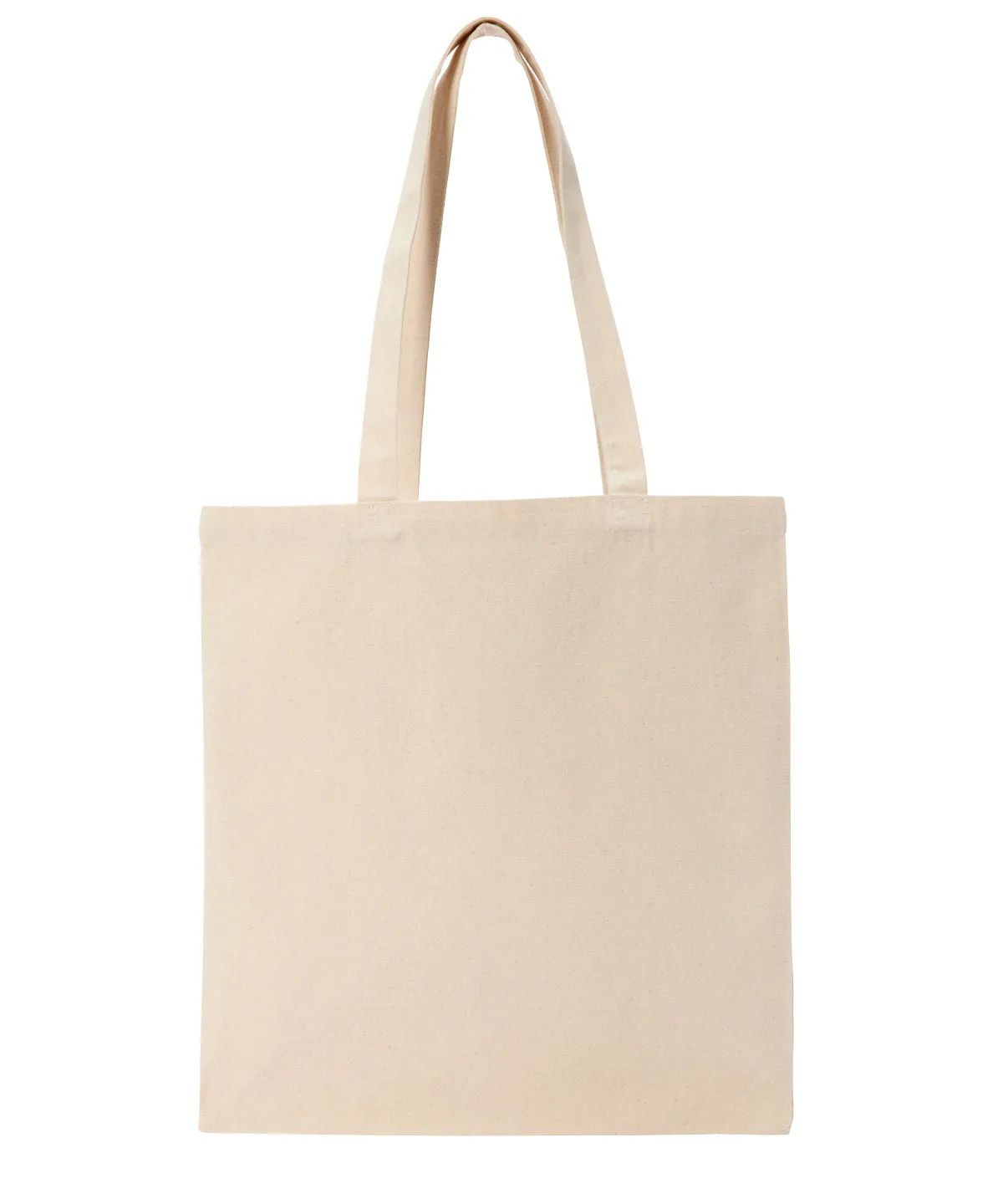 Recycled premium canvas spacious shopper | Natural