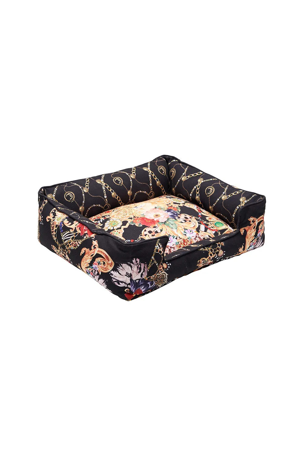 SMALL PRINTED DOG BED A NIGHT IN THE 90S