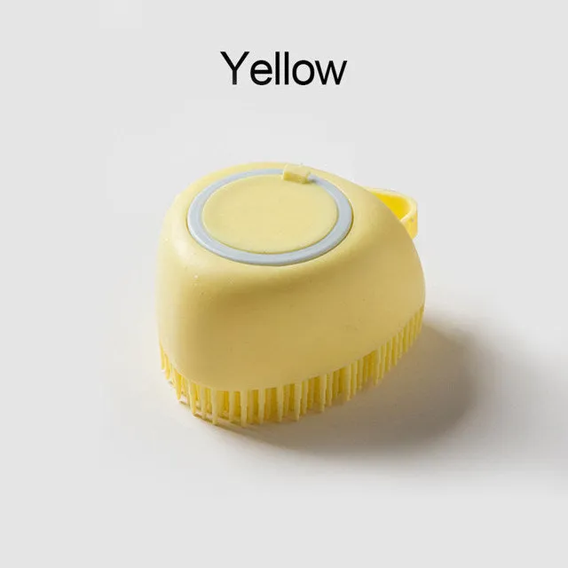 Soft Silicone Dog Grooming Shampoo Brush
