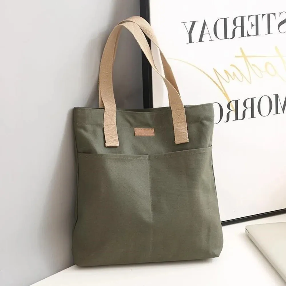 Spacious Canvas Day Bag
