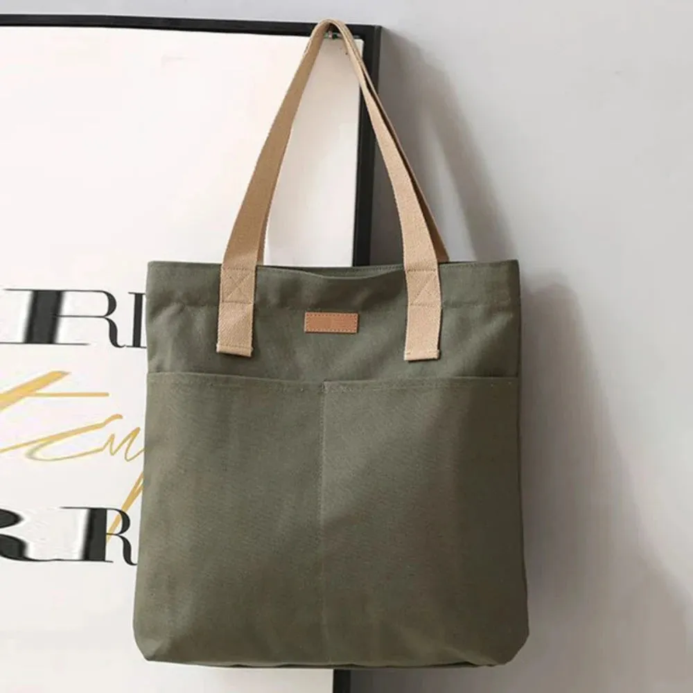 Spacious Canvas Day Bag