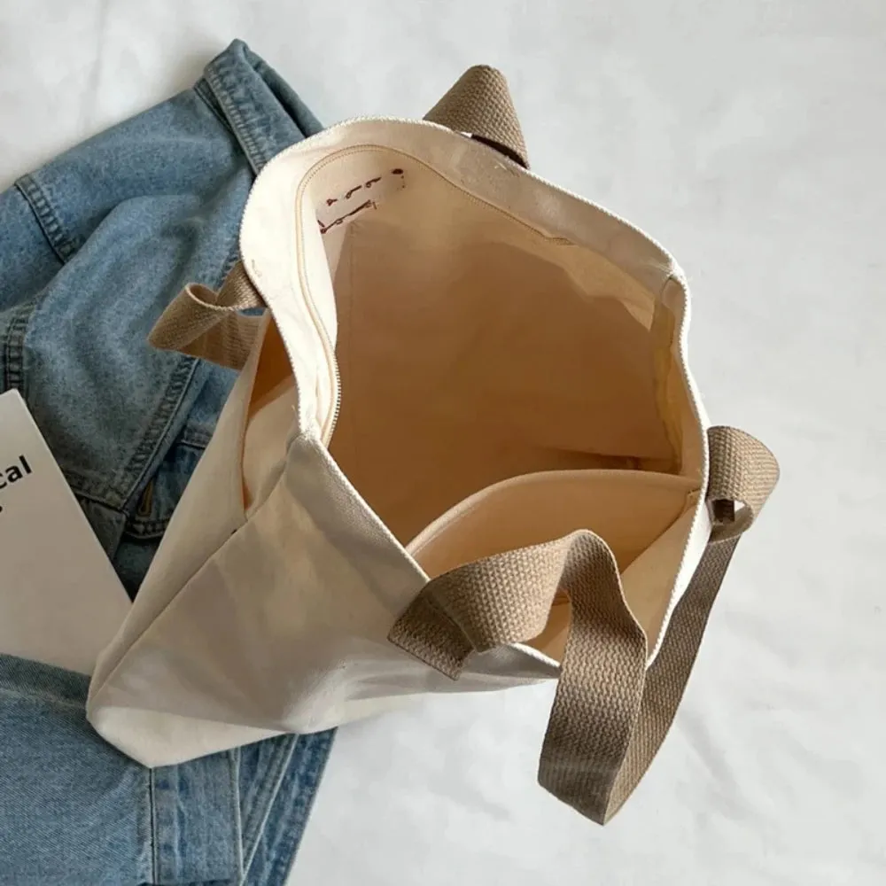 Spacious Canvas Day Bag