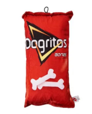 SPOT FUN FOODS -  BAG OF CHIPS SQUEAKY AND CRINKLE TOY