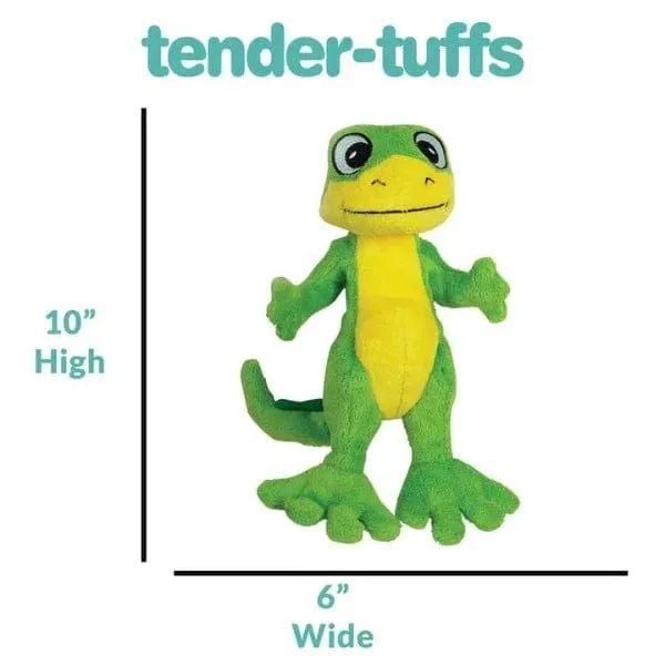 tender-tuffs Easy Grab Standing Gecko Dog Plush Dog Toy
