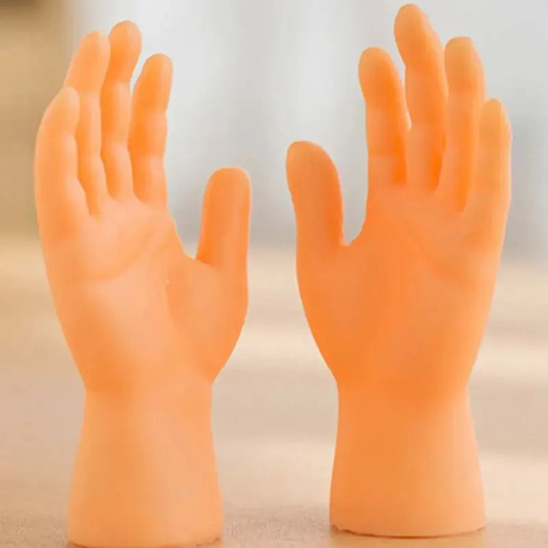 Tiny Hands Finger Puppets – Mini Novelty Toys for Playful Cat Teasing & Fun Gifts