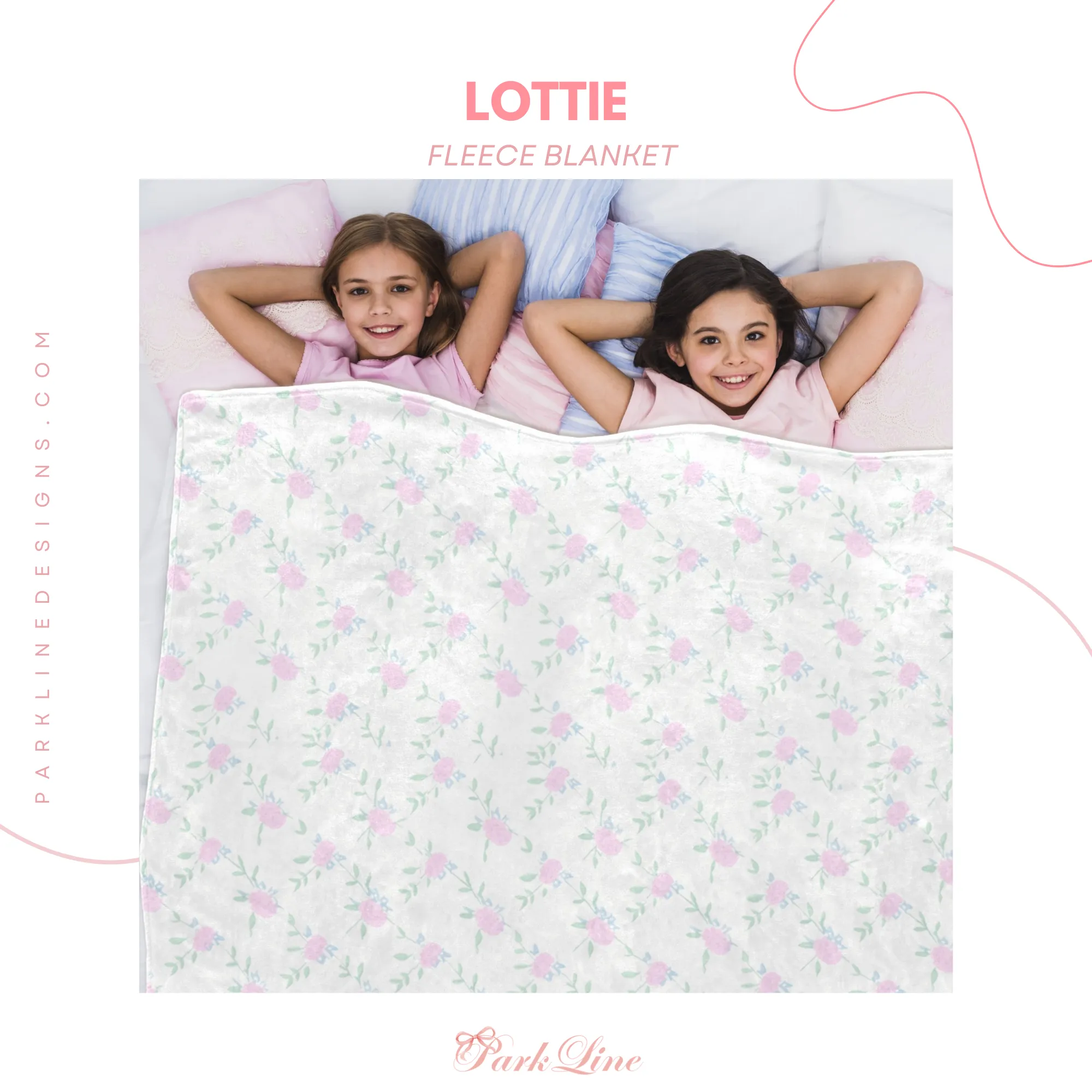 VICTORIA BLUE | Ultra-Soft Micro Fleece Blanket | Durable & Lightweight with Vibrant No-Fade Print