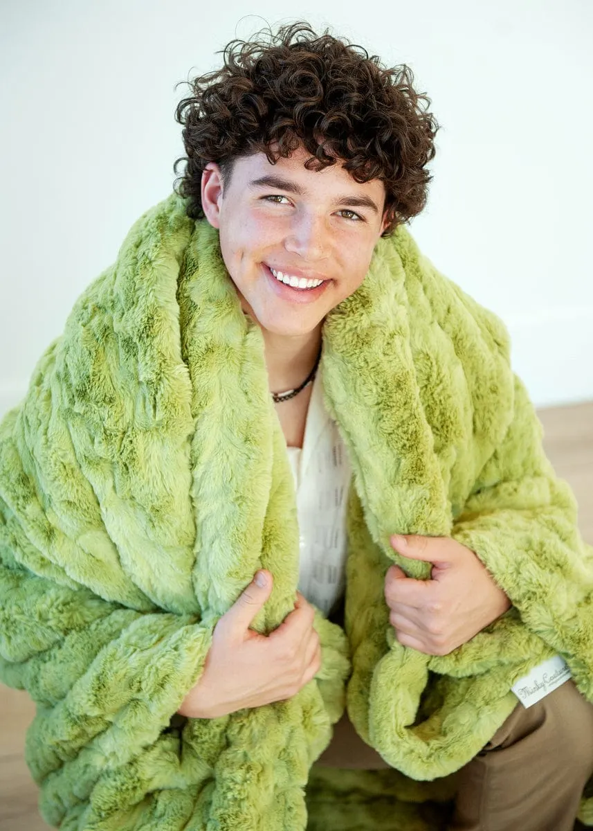 Winter Blanket JulesRoche Ultra Sorbet Green Soft Snuggle