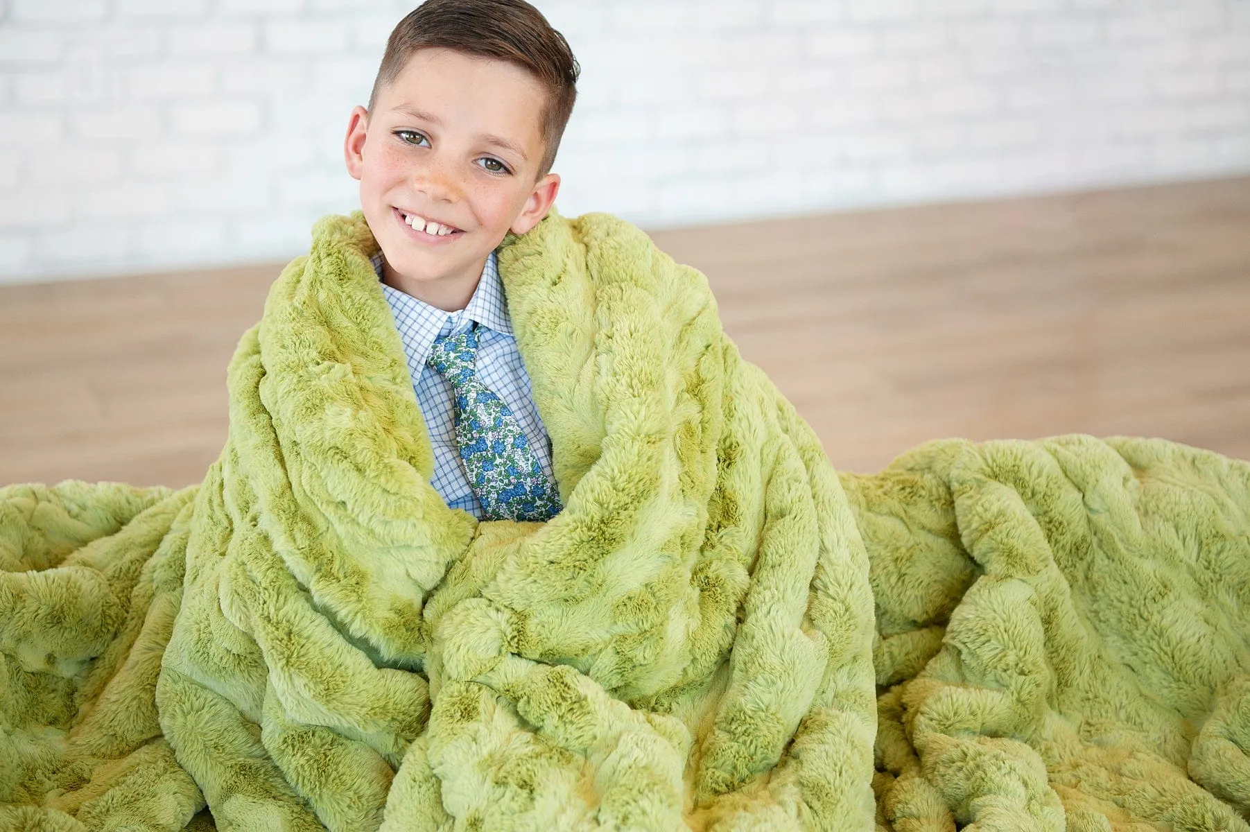 Winter Blanket JulesRoche Ultra Sorbet Green Soft Snuggle